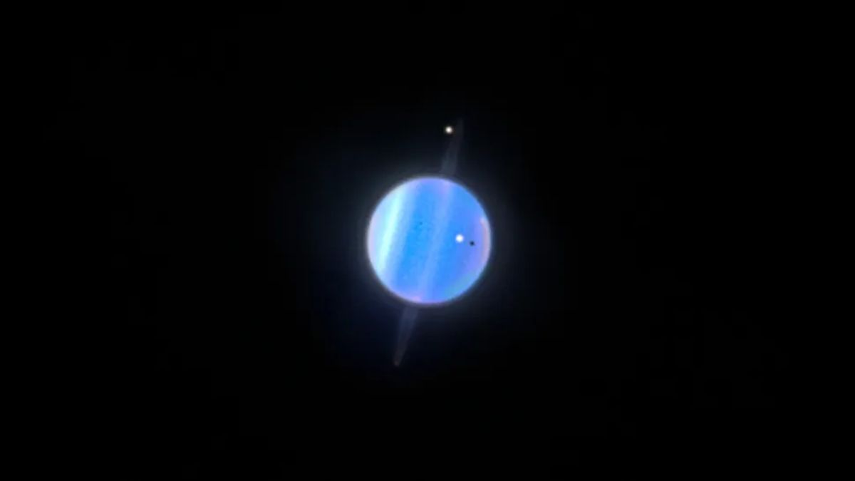 Hubble Finds Cosmic Dust Coating Uranus&rsquo; Moons, Not Radiation Scars