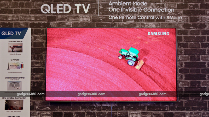 Samsung Unveils 2018 TV Range in India With Ambient Display and S Voice