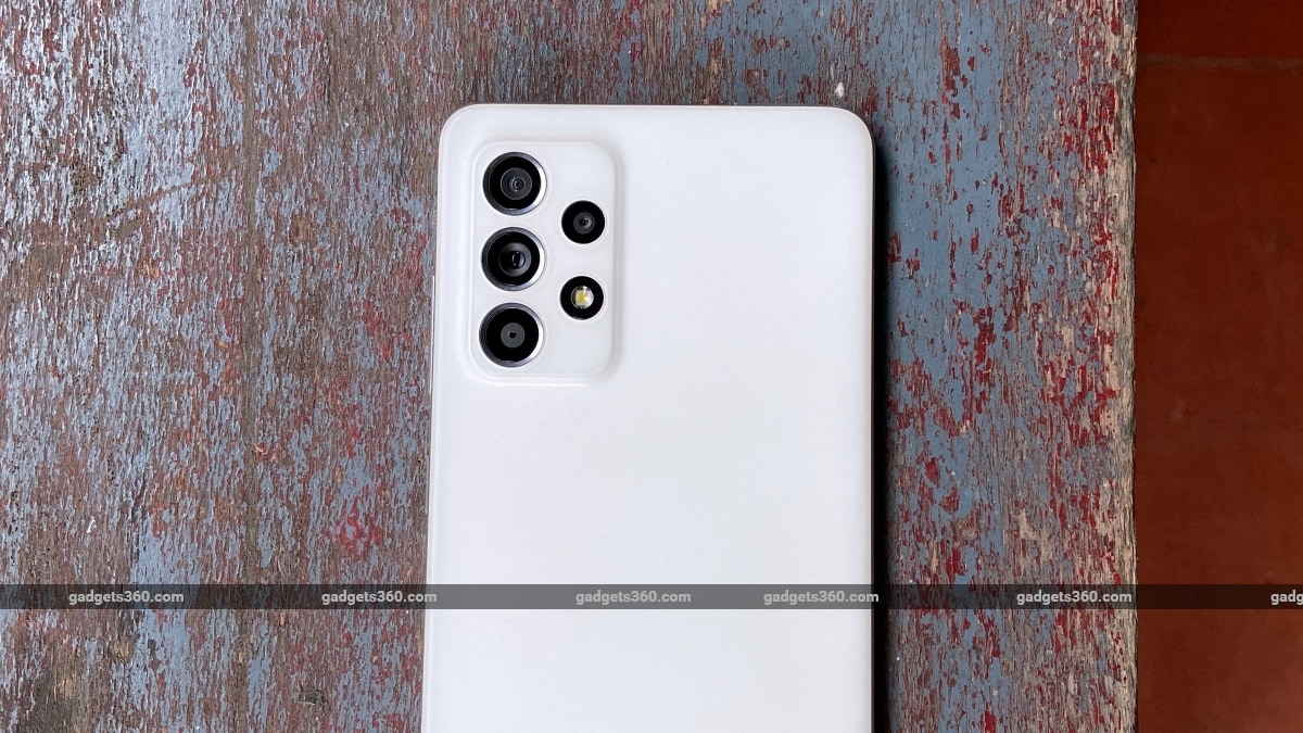 Samsung Galaxy A52s back camera design ndtv SamsungGalaxyA52s Samsung