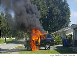 Samsung Galaxy Note 7 Explosions Reportedly Set a Jeep and House on Fire in the US Samsung Galaxy Note 7 Explosions Reportedly Set a Jeep and House on Fire in the US