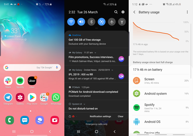 Samsung Galaxy S10e apps ndtv samsung