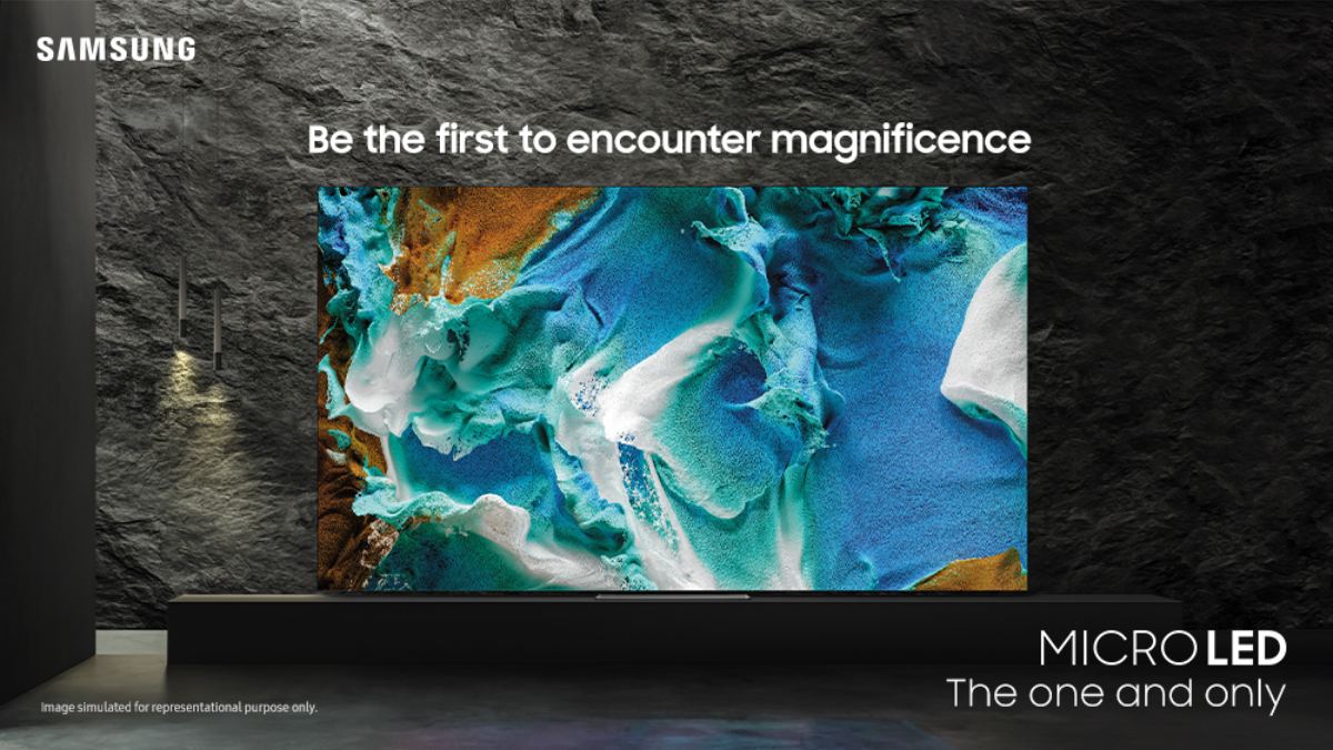 Samsung 110-Inch Micro LED Smart 4K TV Worth Rs. 1 Crore Launched in India: Check Specifications