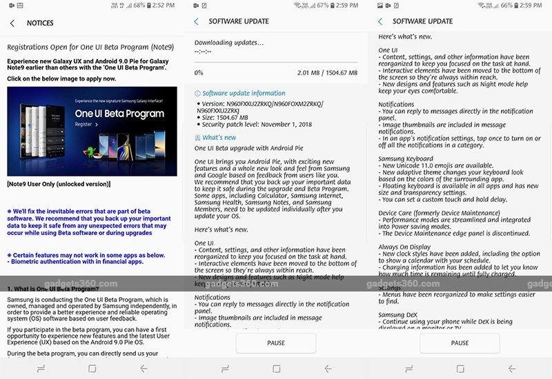 Galaxy Note 9 Now Getting Samsung One UI Beta, Here’s How to Get It