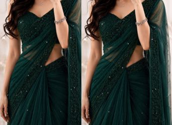 Shop the Trend: Best Emerald Sarees for Weddings, Parties & Festive Glam