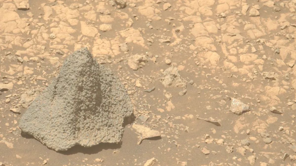 NASA&rsquo;s Perseverance Rover Spots Helmet-Like Rock on Mars, Sparks Geology Debate
