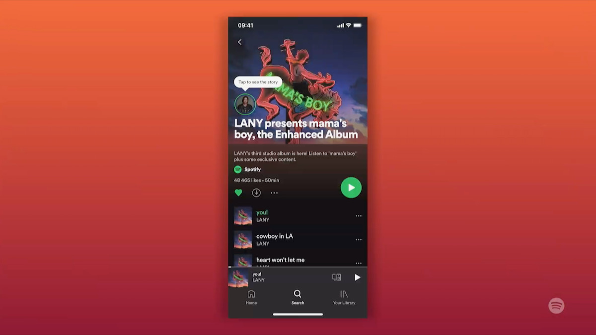 Spotify Clips Brings Instagram Stories Format to Spotify Playlists