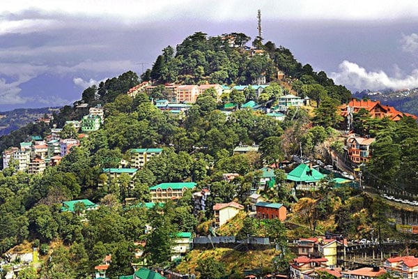 state himachal pradesh, shimla is located in the foothills of