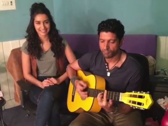 Farhan Akhtar - Shraddha Kapoor's Musical <i>Diwali</i> Greeting For <i>Rock On 2</i> Fans