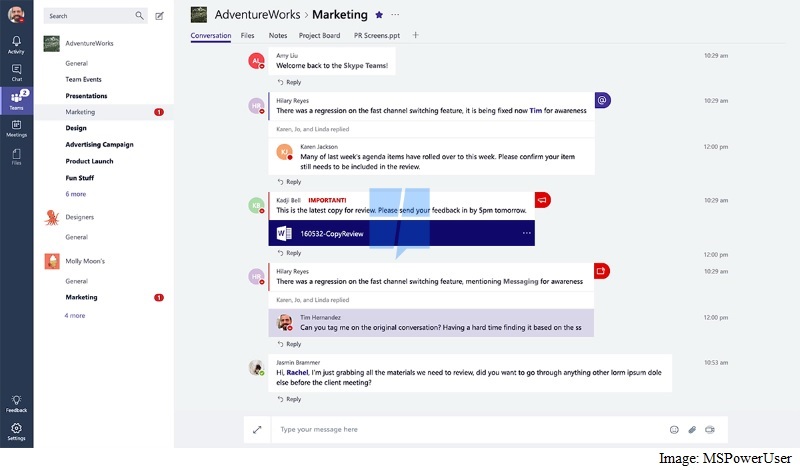 Microsoft Reportedly Developing Its Own Slack Rival Called Skype Teams