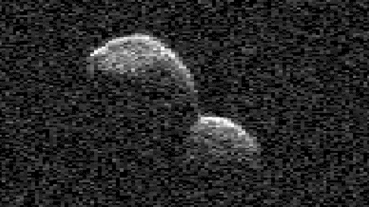 A Snowman-Shaped Asteroid Tumbles Past Earth at Incredible Speed
