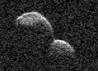 A Snowman-Shaped Asteroid Tumbles Past Earth at Incredible Speed