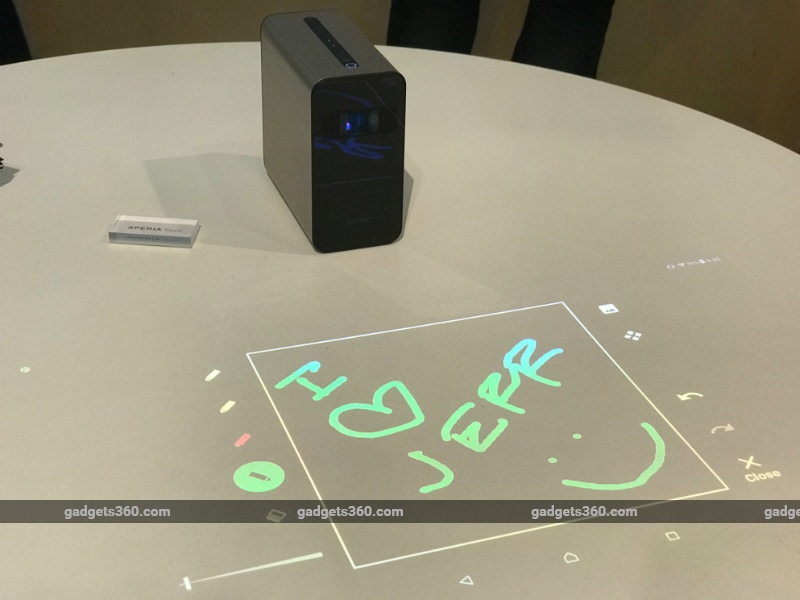 Sony Xperia Touch Interactive Android Projector, Xperia Ear Open-Style Concept Announced at MWC 2017