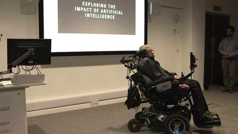 Artificial Intelligence Hub Opened at Cambridge University by Stephen Hawking