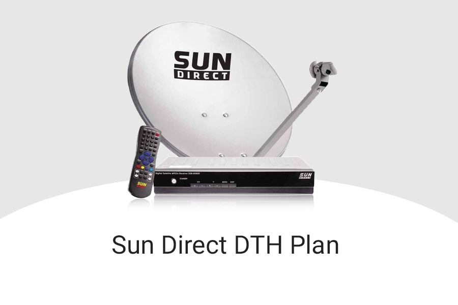 Sun Direct Plans & Packs Price List 2019, Sun Direct TV Recharge Online