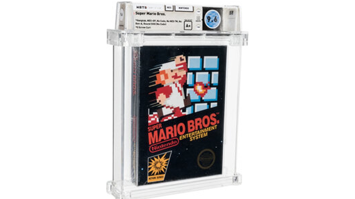 Super Mario Bros. Nintendo Game From 1986 Auctions for $660,000