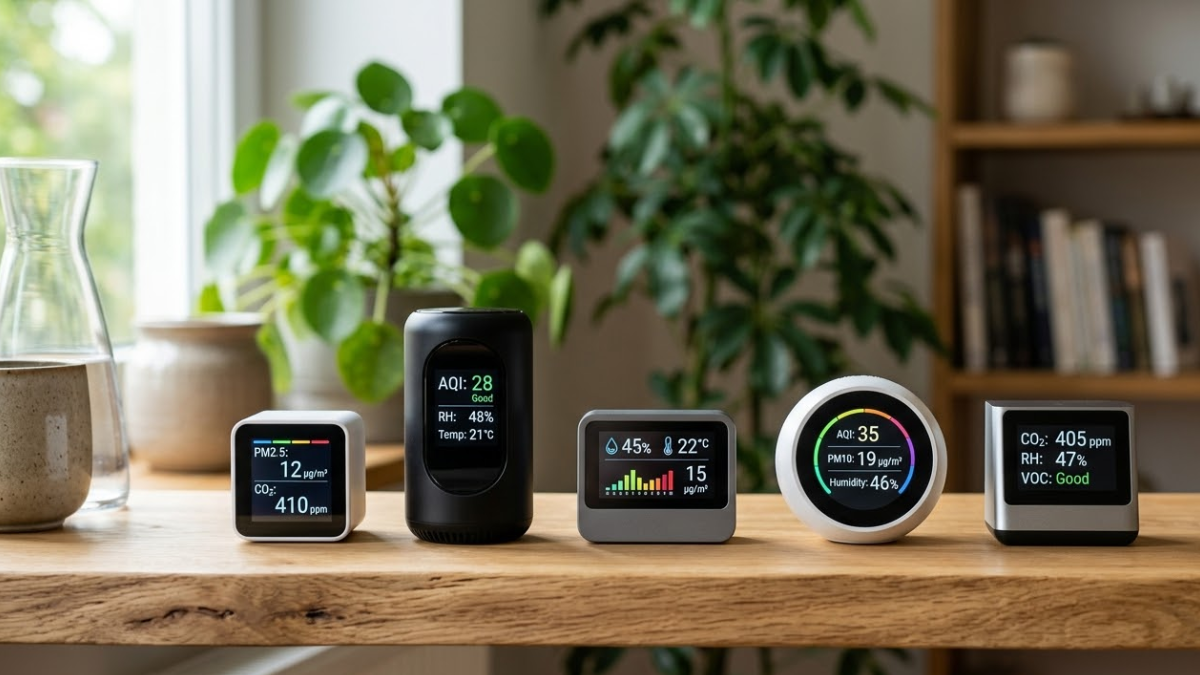 Air Quality Monitors: 5 Best Gadgets to Track Pollution and Humidity in Real-Time