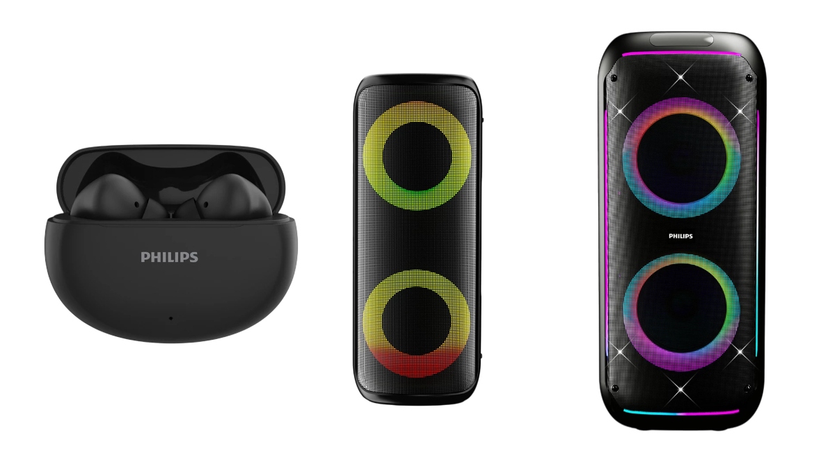Philips TAT1269 TWS Headset Launched in India Alongside Bluetooth and Party Speakers: Price, Features