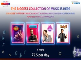 Tata Sky Music, Music+ Subscribers to Get Free Hungama Music Pro Subscription: How to Avail Tata Sky Music, Music+ Subscribers to Get Free Hungama Music Pro Subscription: How to Avail