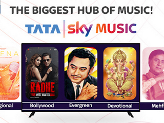 Tata Sky Music, Tata Sky Music+ Now Available as a Single Subscription for TV and Mobile at Rs. 2.5 Per Day
