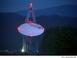 Scientists Aim Largest Telescope Possible at 'Alien Megastructure' Star Scientists Aim Largest Telescope Possible at 'Alien Megastructure' Star