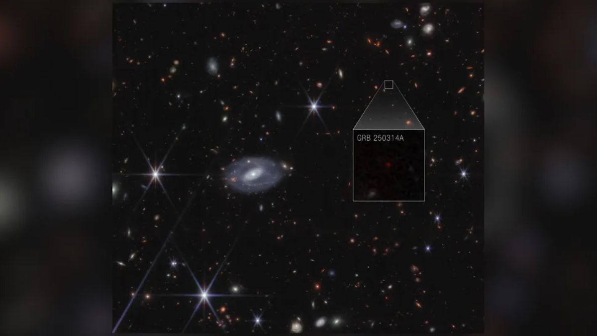 JWST Detects Oldest Supernova Ever Seen, Linked to GRB 250314A