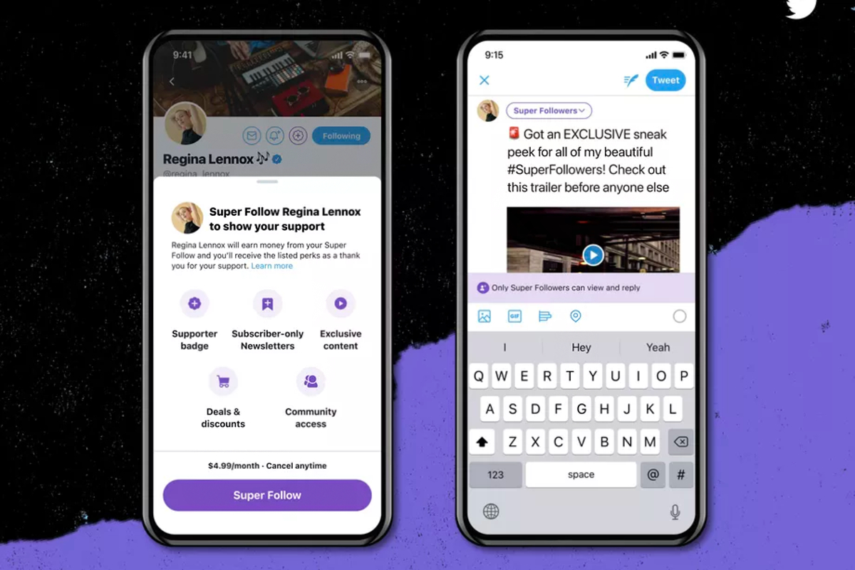 Twitter Announces Super Follows Subscription for Creators to Charge for Exclusive Tweets
