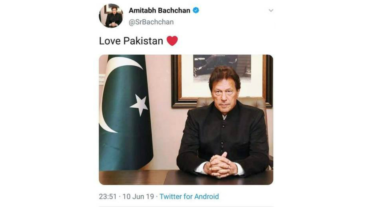Amitabh Bachchan's Twitter Account Hacked, Profile Picture Changed to Pakistan Prime Minister's