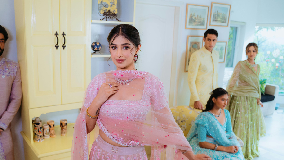 Best Belted Lehenga Sarees For Women: Modern Twists from Myntra