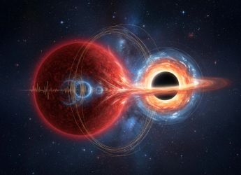 Red Giant Near Black Hole Spins Fast and Hints at Past Stellar Collision