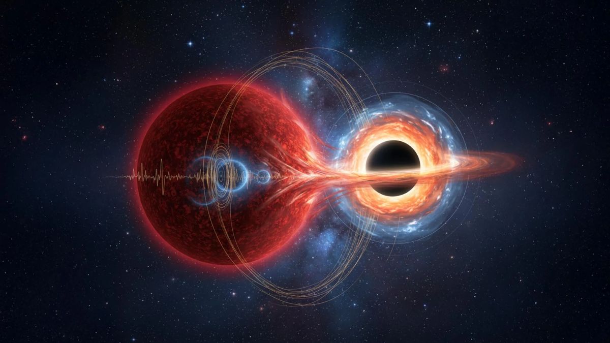NASA Spots Starquakes in a Red Giant Orbiting One of the Galaxy&rsquo;s Quietest Black Holes