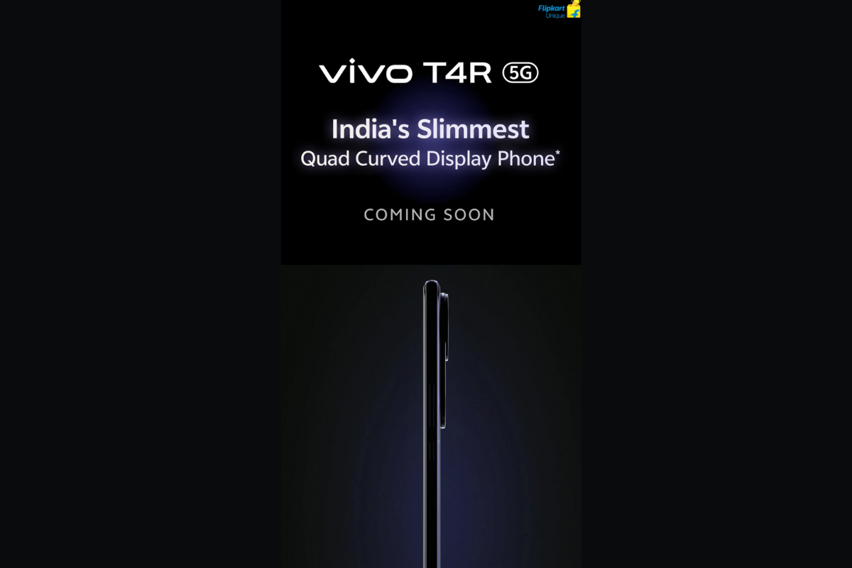 Vivo T4R 5G जल्द होगा भारत में लॉन्च, सबसे स्लिम क्वाड-कर्व्ड डिस्प्ले स्मार्टफोन का दावा 