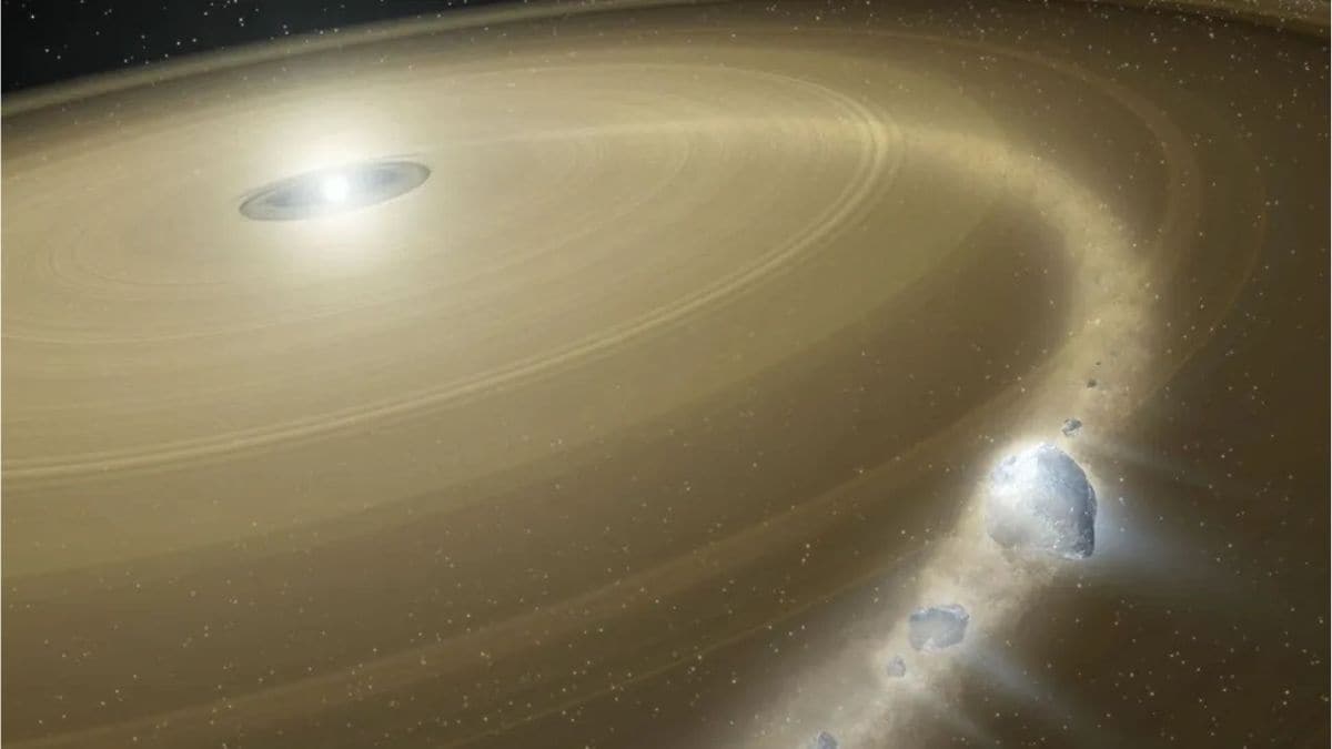 Hubble Spots White Dwarf Devouring Icy Pluto-Like Planet 260 Light-Years Away