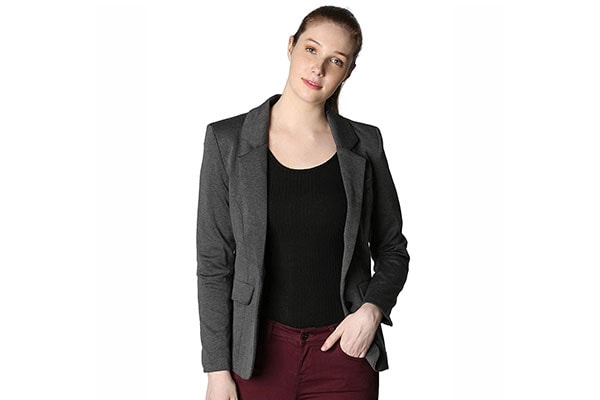 VERO MODA Womens Single Breasted Blazer Slim Fit 1614550234050