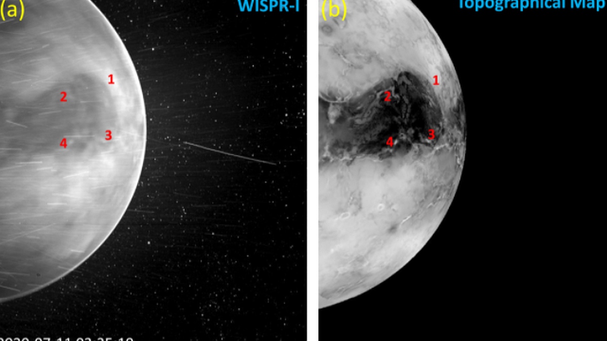 First-Ever Images of Venus in Visible Light Shows Continental Regions, Plains, Plateaus, and Oxygen