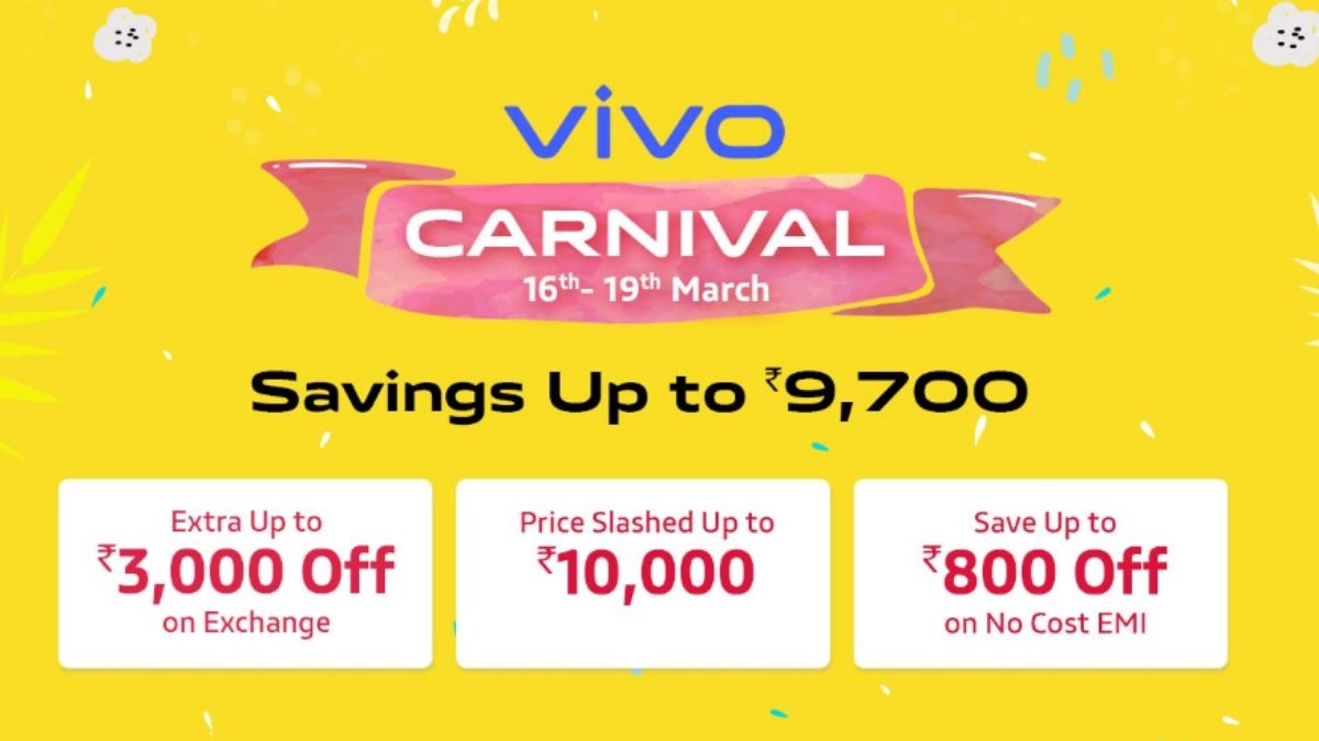 Vivo Carnival Sale Kicks Off on Amazon; Discounts and No-Cost EMI Offers on Vivo U20, Vivo V10 and More