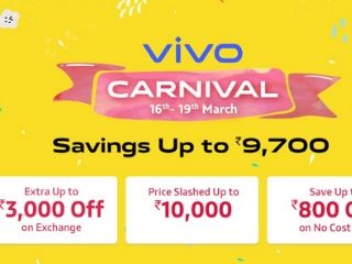 Vivo Carnival Sale Kicks Off on Amazon; Discounts and No-Cost EMI Offers on Vivo U20, Vivo V10 and More