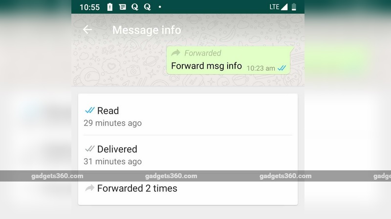 WhatsApp Update for Android Includes Traces of Dark Mode, Brings Forwarding Information