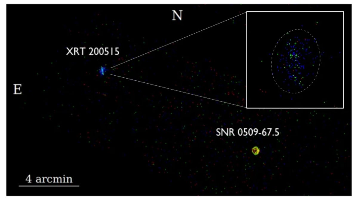 Unusual X-ray Flash in Large Magellanic Cloud Puzzles Astronomers