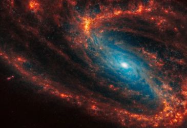 James Webb Telescope Spots Evidence of a Black Hole Carving a Massive Scar Through a Galaxy