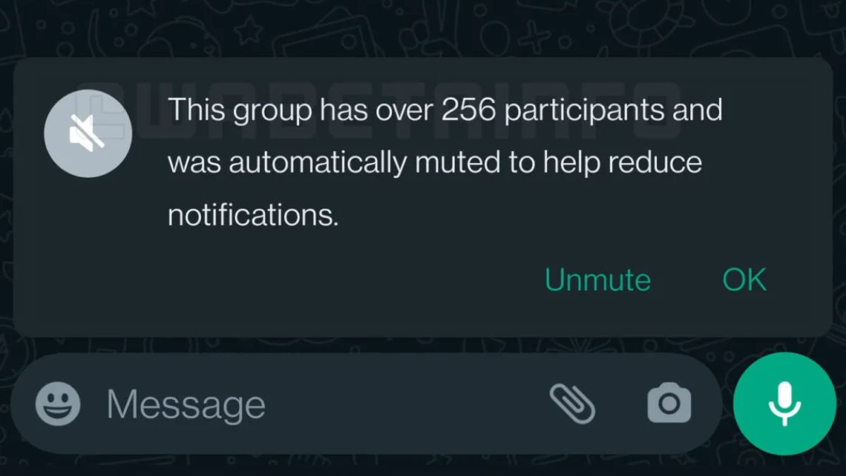 WhatsApp Tests Automated Group Chat Muting to Reduce Notification Overload: Report