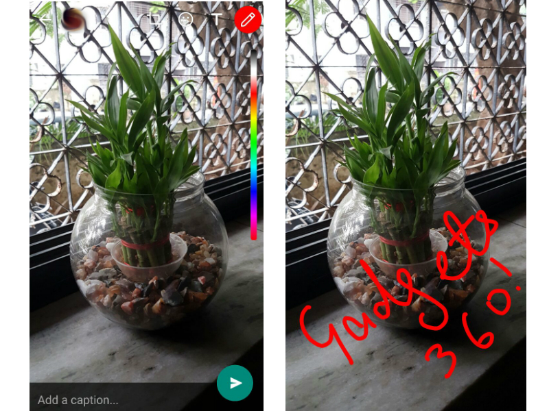 WhatsApp Android Beta Gets Snapchat-Like Scribble Tool, Front Flash