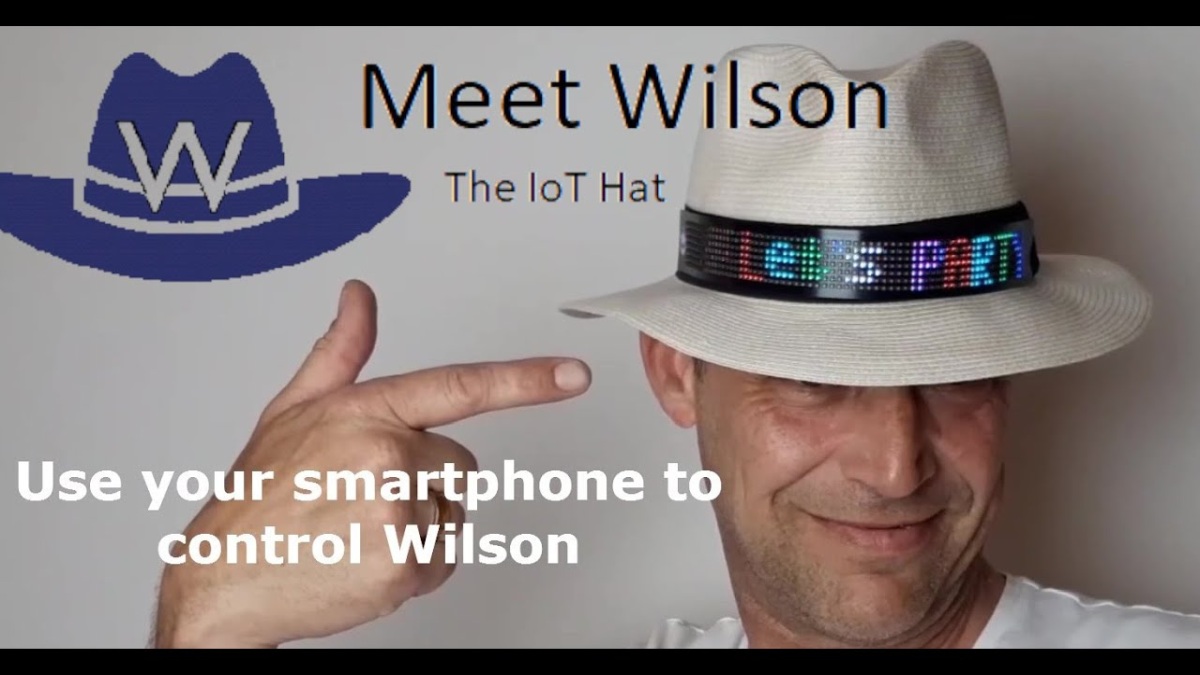 Smart Glasses Are Great, But Have You Seen This Supercool Wilson the IoT Hat?