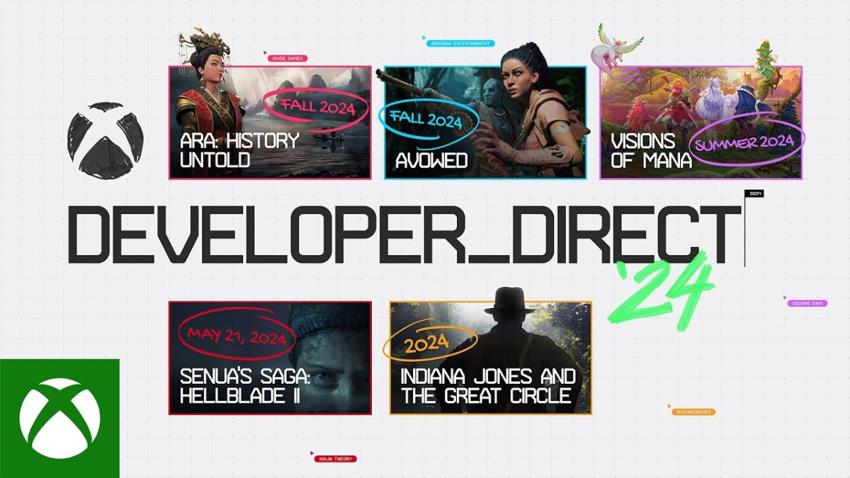 Xbox Developer Direct 2024: Indiana Jones and the Great Circle Unveiled, Senua's Saga Gets Release Date