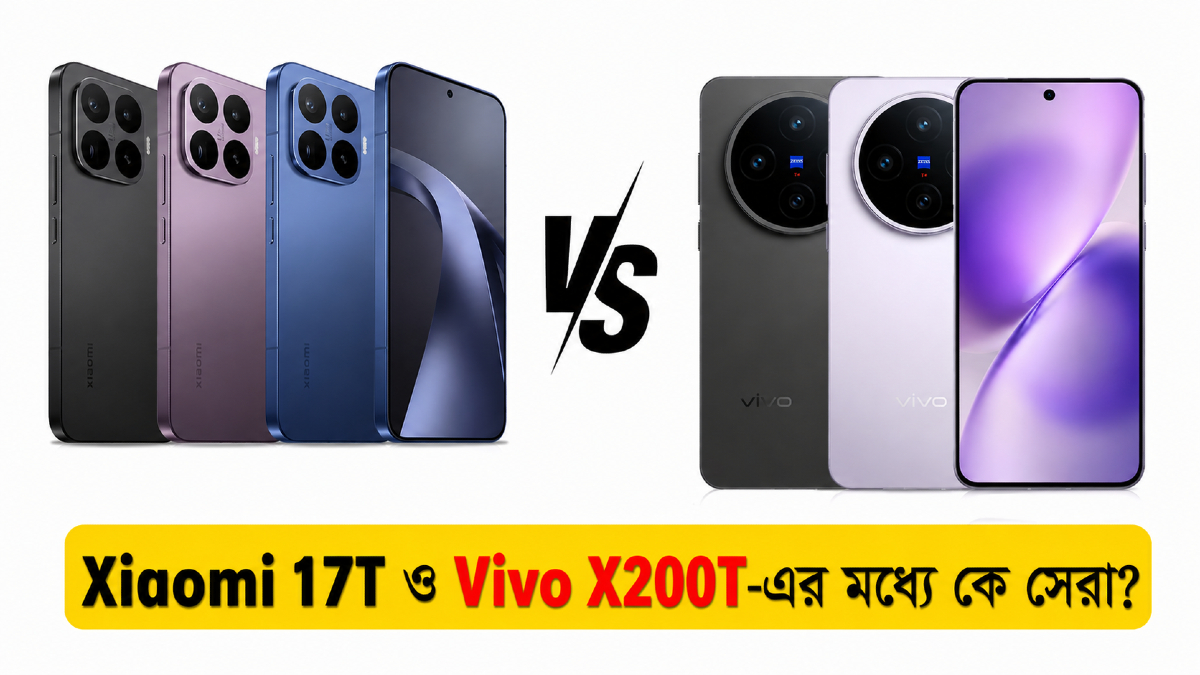 Xiaomi 17T নাকি Vivo X200T? একই দামে কোন ফোন সেরা, কার ক্যামেরা ভাল, জেনে নিন