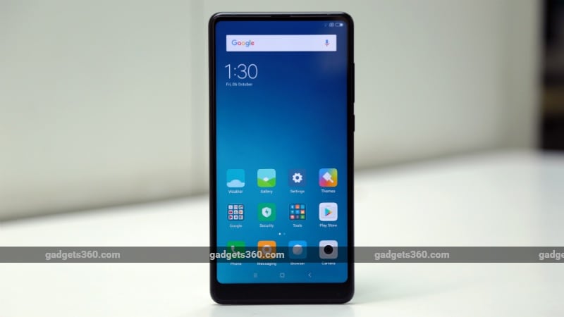 Xiaomi Mi Mix 2 With 5 99 Inch Bezel Less Design Launched With Rs 35 999 Price Technology News