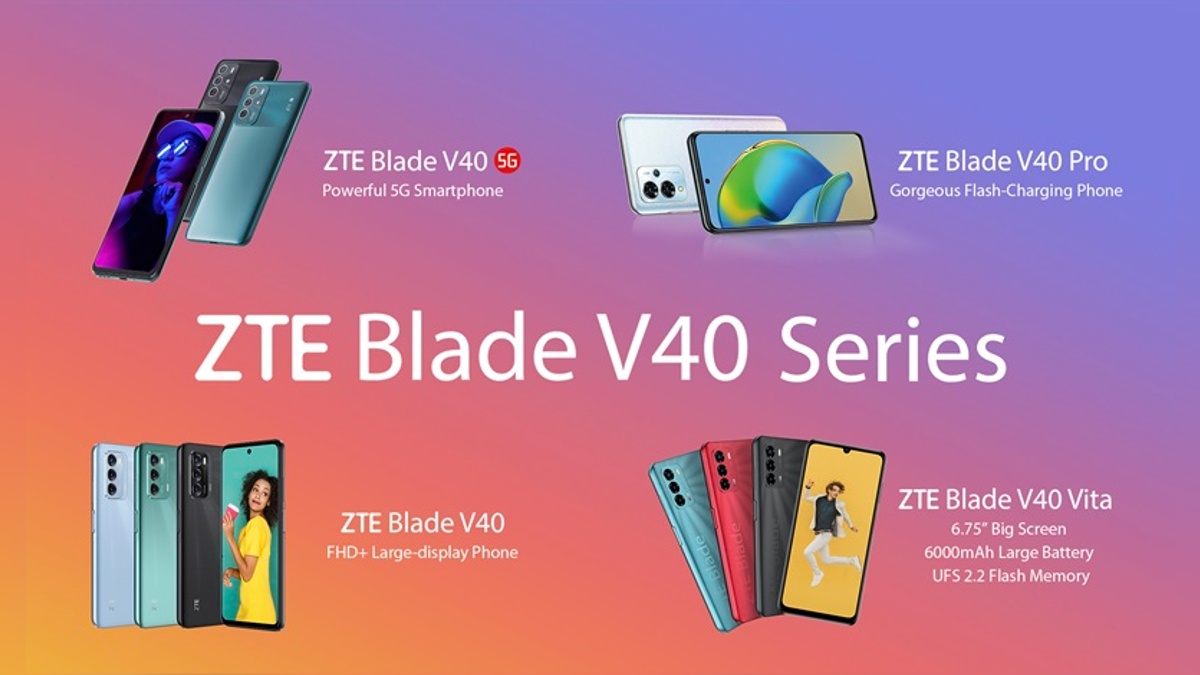MWC 2022: ZTE Blade V40 5G, ZTE Blade V40 Pro, ZTE Blade V40 Vita Launched