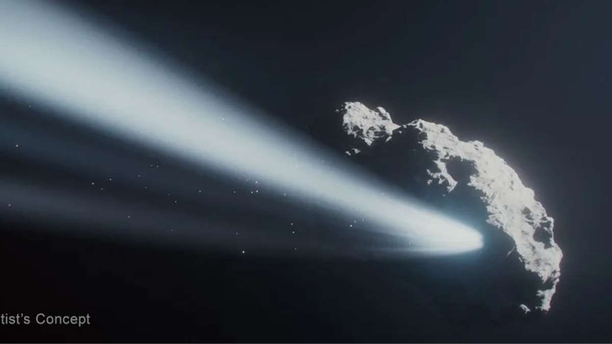 Hubble Telescope Captures Comet Reversing Its Rotation for the First Time