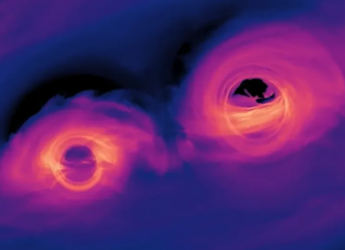 Scientists Identify Rare Black Hole Merger in the Early Universe Using Gravitational Mapping
