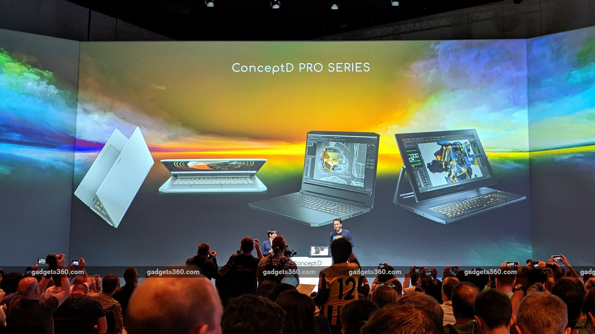 Acer ConceptD Pro Series, Predator Triton 300, Swift 5 Laptops, New Chromebooks Launched at IFA 2019