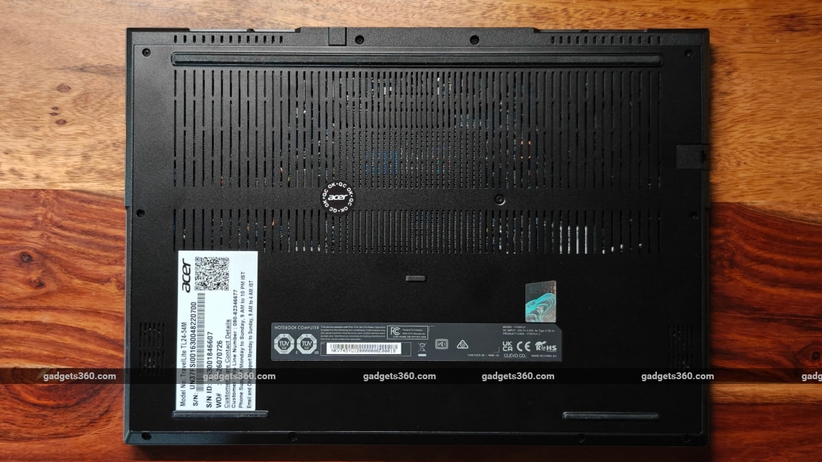 acer travellite 2026 design back panel gadgets 360 Acer  AcerTravelLiteT24-54M